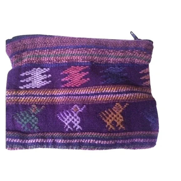 Stitch zip top coin purse - Picture 1 of 3